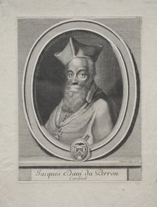 Kardinal Jaques Davey Duperron von Gérard Edelinck