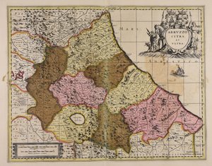 Abruzzo citra et vltra von Gerard Valck