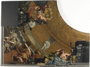 Decke mit Darstellung von Diana und ihren Gefährtinnen von Gerard de Lairesse