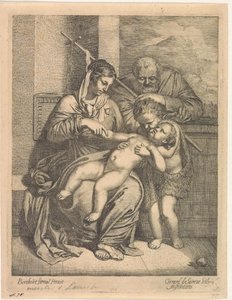 Die Heilige Familie mit Johannes dem Täufer von Gerard de Lairesse