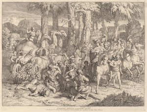 Semiramis auf der Löwenjagd