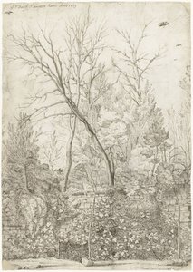 Garten der Villa Madama, außerhalb von Rom von Gerard ter Borch