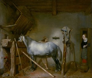 Pferd im Stall, ca. 1652-54