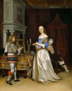 Dame bei ihrer Toilette, ca. 1660