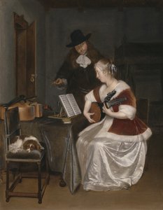 Die Musikstunde, ca. 1670