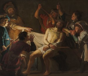 Christus mit Dornen gekrönt (Matthäus 27:27-31)