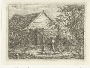 Jäger bei Plaggenhütte von Gerardus Emaus de Micault