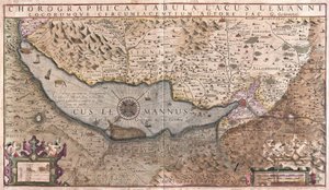 Genfersee, Schweiz von Gerardus Mercator