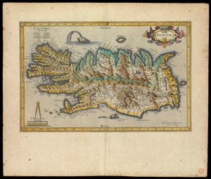 Islandia, Per Gerardum Mercatorem cum privilegio, ca. 1595