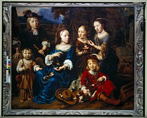 Die Kinder von Altetus läuten von Gerbrandt van den Eeckhout