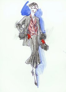 Damenmode 1931, Kostüm
