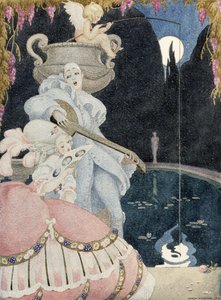 Elegante und Pierrot von Gerda Marie Frederike Wegener