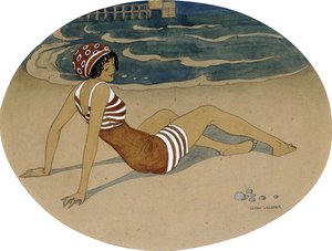 Der neue Badeanzug von Gerda Marie Frederike Wegener