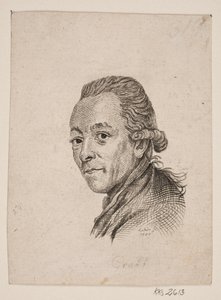 Porträt des Malers A. Graff von Gerhard Ludvig Lahde