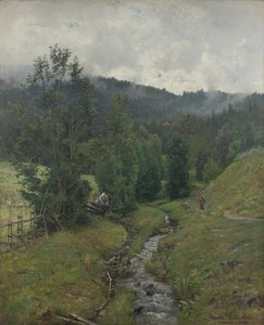 Nach dem Regen, Motiv aus Eidsvold