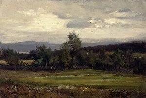 Felder in Hedmark im Sommer von Gerhard Munthe