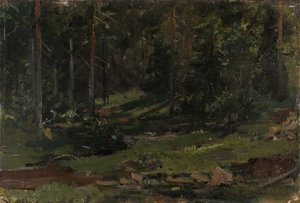 Bewaldete Landschaft von Gerhard Munthe