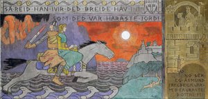 Asmund und die Prinzessin reiten nach Hause von Gerhard Peter Frantz Vilhelm Munthe