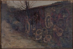 Die Föderierte Mauer auf dem Friedhof Père-Lachaise