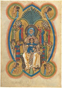 Paradies mit Christus im Schoß Abrahams