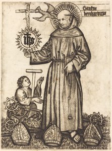 Heiliger Bernhardin von German 15th Century