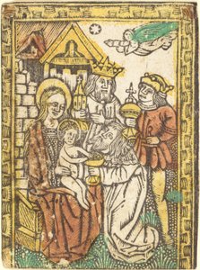 Die Anbetung der Könige von German 15th Century