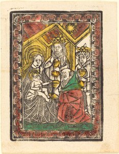 Die Anbetung der Könige von German 15th Century