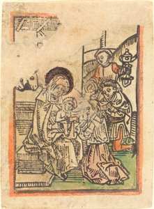 Die Anbetung der Könige von German 15th Century
