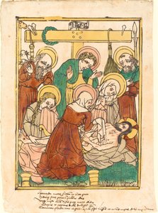 Die Beweinung von German 15th Century