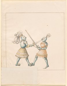 Freydal, Das Buch der Turniere und Turniere von Kaiser Maximilian I.: Kämpfe zu Fuß (Turniere)(Band III): Tafel 158