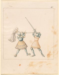Freydal, Das Buch der Turniere und Turniere von Kaiser Maximilian I.: Kämpfe zu Fuß (Turniere)(Band III): Tafel 157