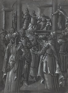 Der Hohepriester vor Pilatus [verso] von German 16th Century