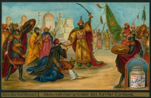 Abd-ar-Rahman III erklärt sich zum Kalifen von Córdoba, Liebig-Karte von German School
