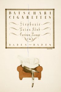 Werbung für "Batschari Zigaretten", aus Styl, veröffentlicht 1922