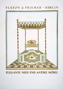 Werbung für "Flatow & Priemer", aus Styl, veröffentlicht 1922