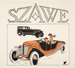 Werbung für Szawe, aus Styl, veröffentlicht 1922 von German School