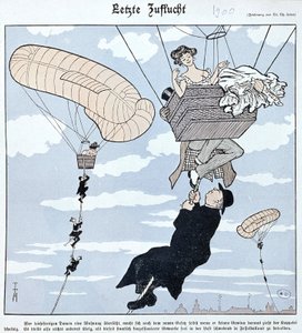 Aerostation: Deutsche Karikatur