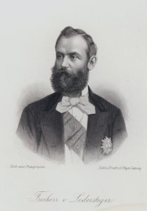 Alois Ledersteger, österreichischer Schriftsteller (Gravur) von German School