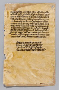 Ars Minor von Aelius Donatus, gedruckt von Konrad Dinckmut, Ulm, ca. 1476-80