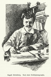 August Strindberg, schwedischer Dramatiker, Romanautor, Dichter und Künstler