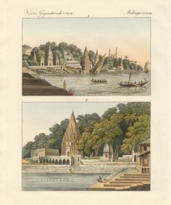 Benares und seine Pagoden von German School