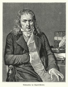 Bernardin de Saint-Pierre, französischer Romanautor und Botaniker (Lithografie) von German School