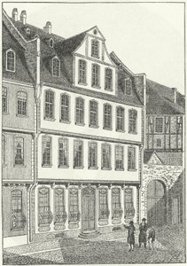 Geburtsort des deutschen Schriftstellers und Staatsmanns Johann Wolfgang von Goethe, Frankfurt, Deutschland