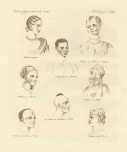 Schwarzer Stamm in der Mitte Afrikas