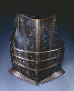 Brustplatte von einem Husarenkürass, um 1580 von German School