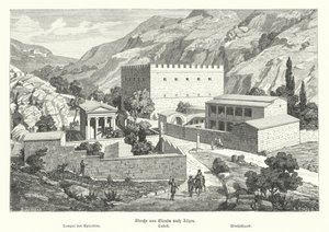 Burg an der Straße von Eleusis nach Athen, Antikes Griechenland von German School