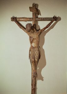 Christus am Kreuz, genannt Le Devot Christ, 1307 (Holz)