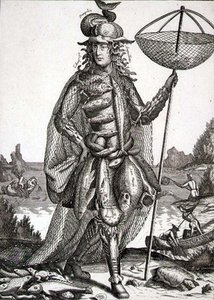 Kostüm für einen Fischer, veröffentlicht von Gerard Valck, ca.1690