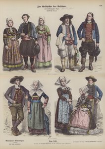 Tracht der Bretagne, Ende des 19. Jahrhunderts
