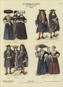 Kostüme von Straßburg, 17. Jahrhundert
